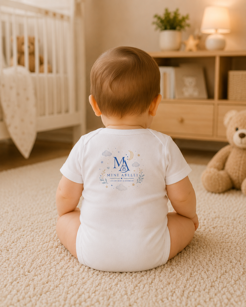 Mini Abelli Royal Teddy Baby Bodysuit
